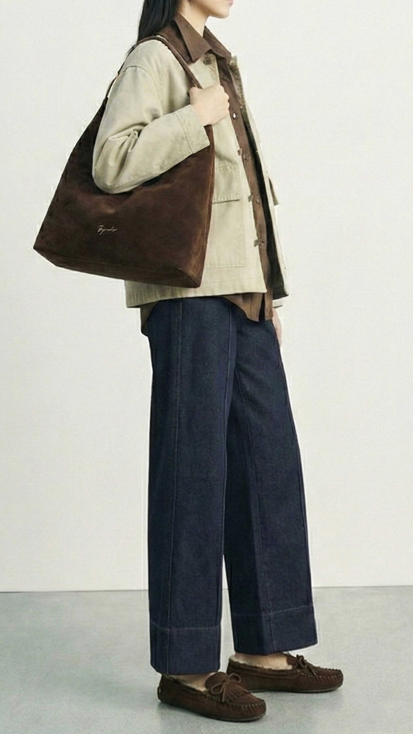 Nautico Fleco Gamuza Choco