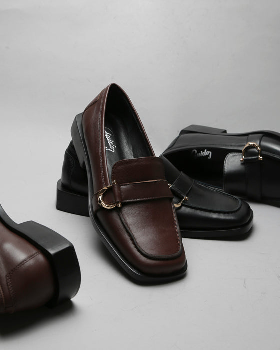 Mocasin Herradura Negro