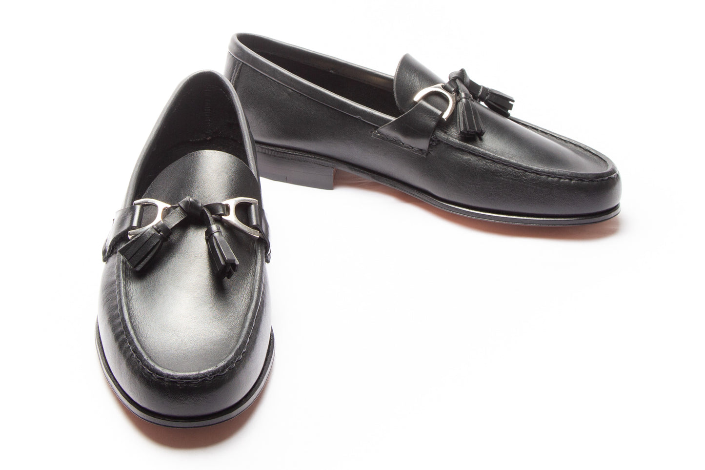 Mocasín Simple Suela 4219 Negro con Estribo