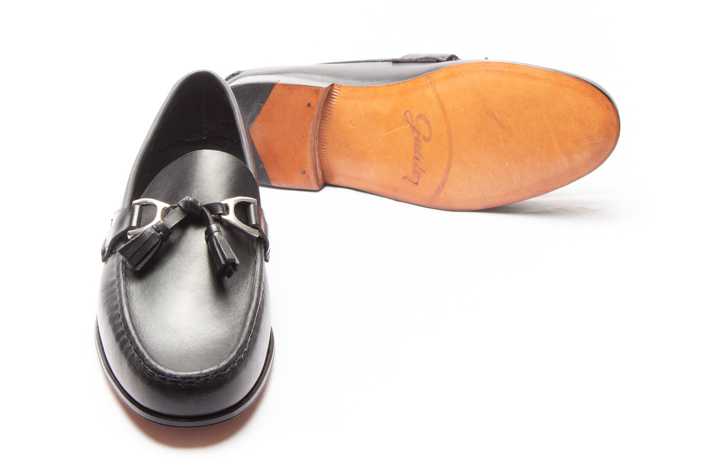 Mocasín Simple Suela 4219 Negro con Estribo