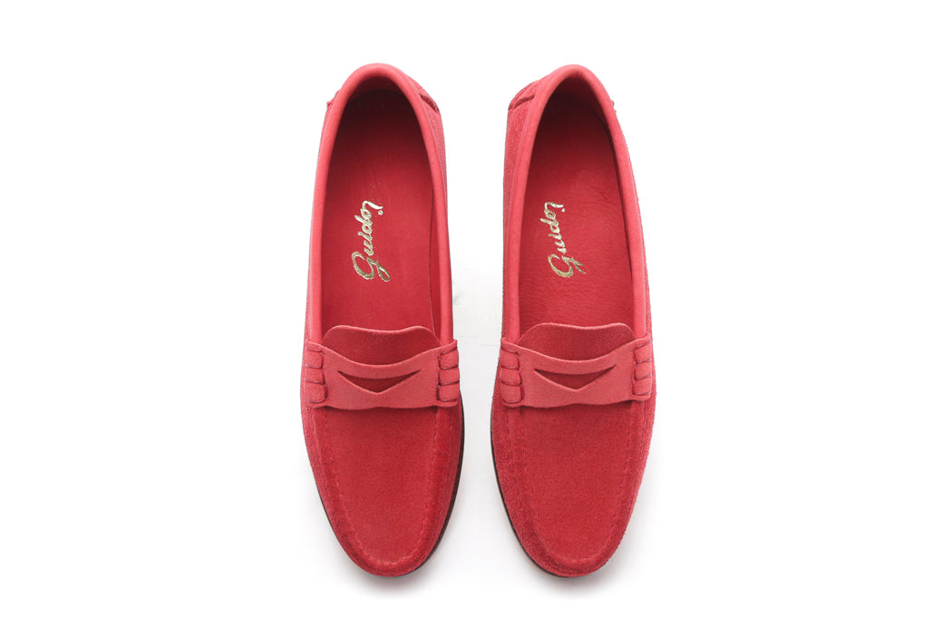 Mocasín 5325 Gamuza Rojo