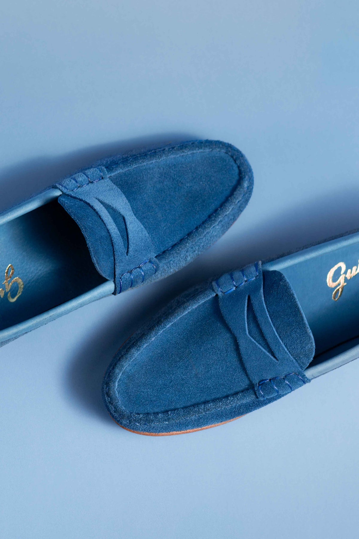 Mocasín 5325 Gamuza Azul