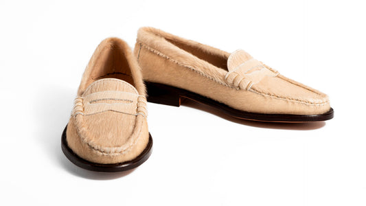 Mocasín 5379 Pelo Marfil