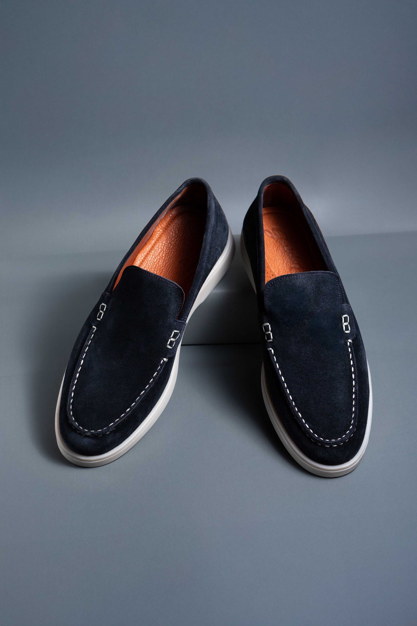 Loafer 701 Gamuza Azul