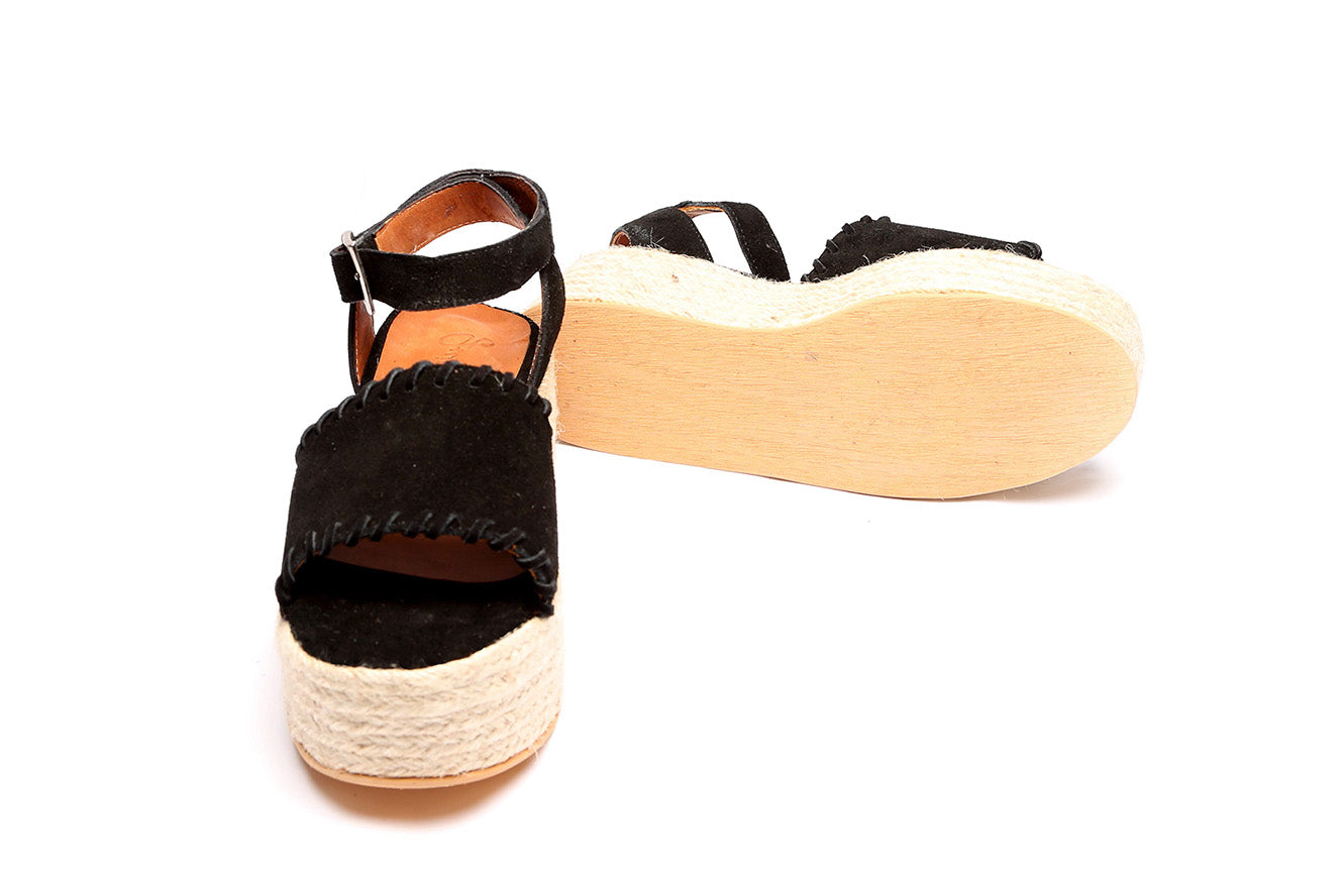 Sandalia Yute Taormina Negro