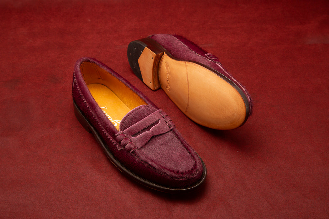 Mocasín 5379 Pelo Malbec