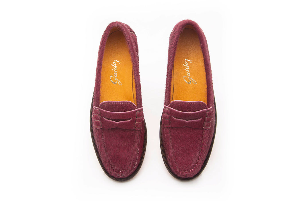 Mocasín 5379 Pelo Malbec