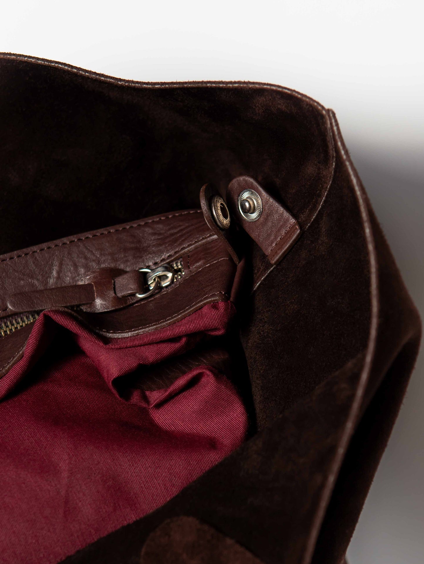 Cartera Choco Gamuza Chocolate