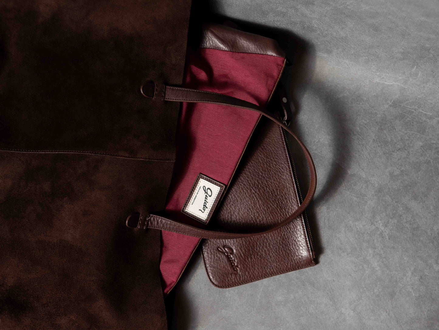 Cartera Choco Gamuza Chocolate