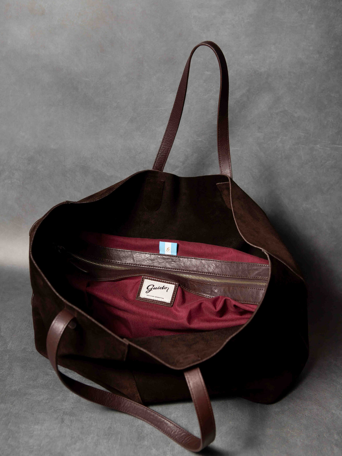 Cartera Choco Gamuza Chocolate
