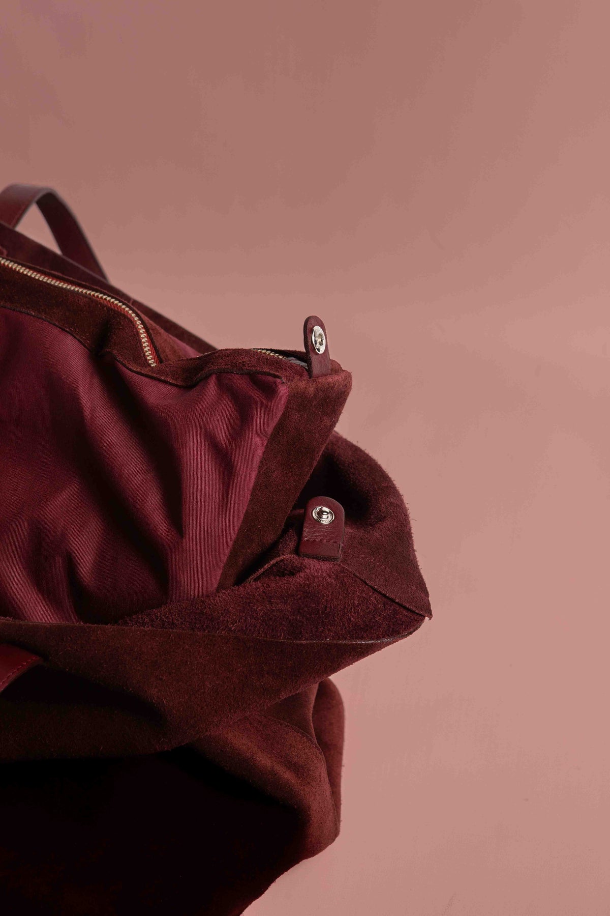 Cartera Choco Gamuza Bordo