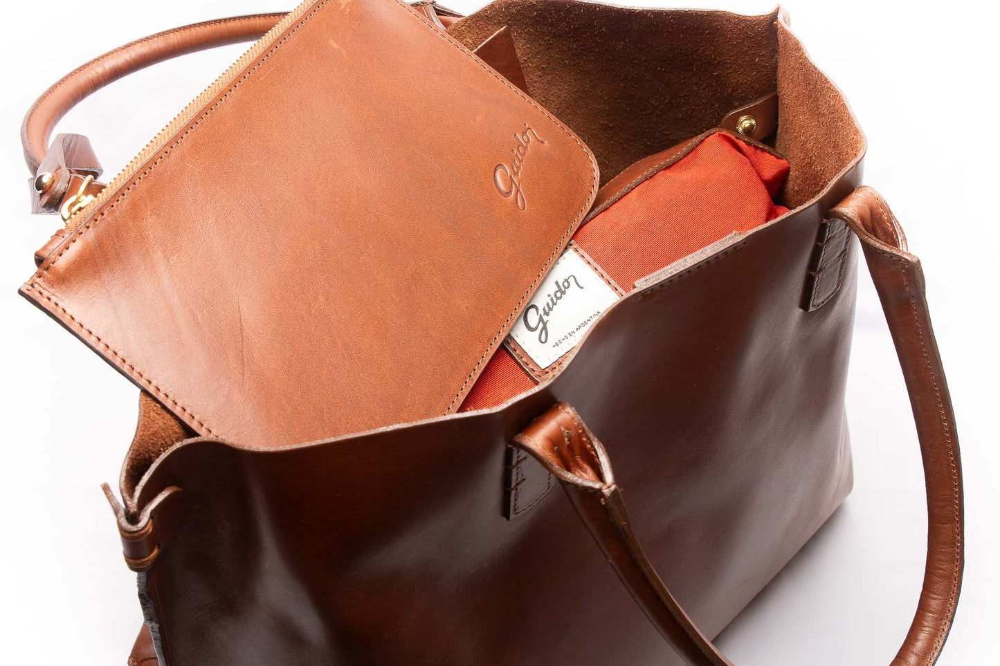 Cartera Toti Marrón