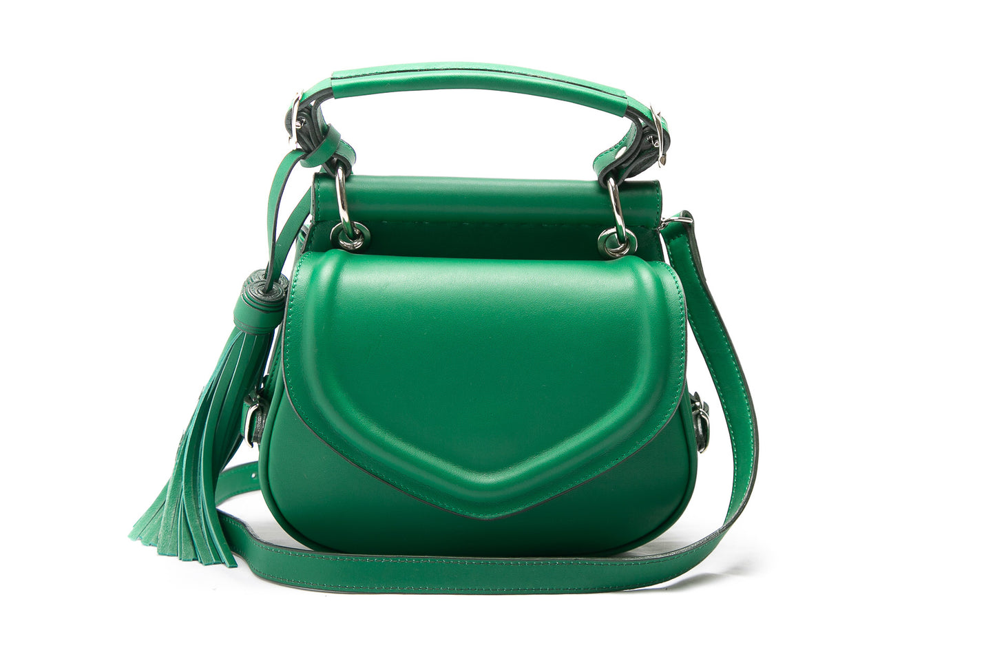 Cartera Doppia Verde