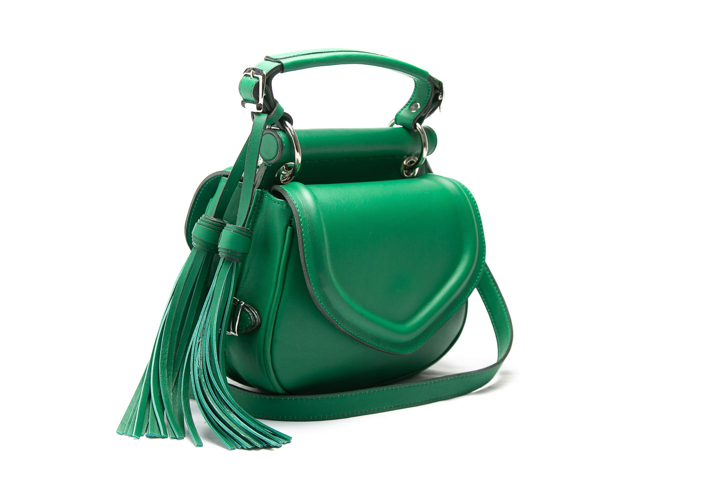 Cartera Doppia Verde