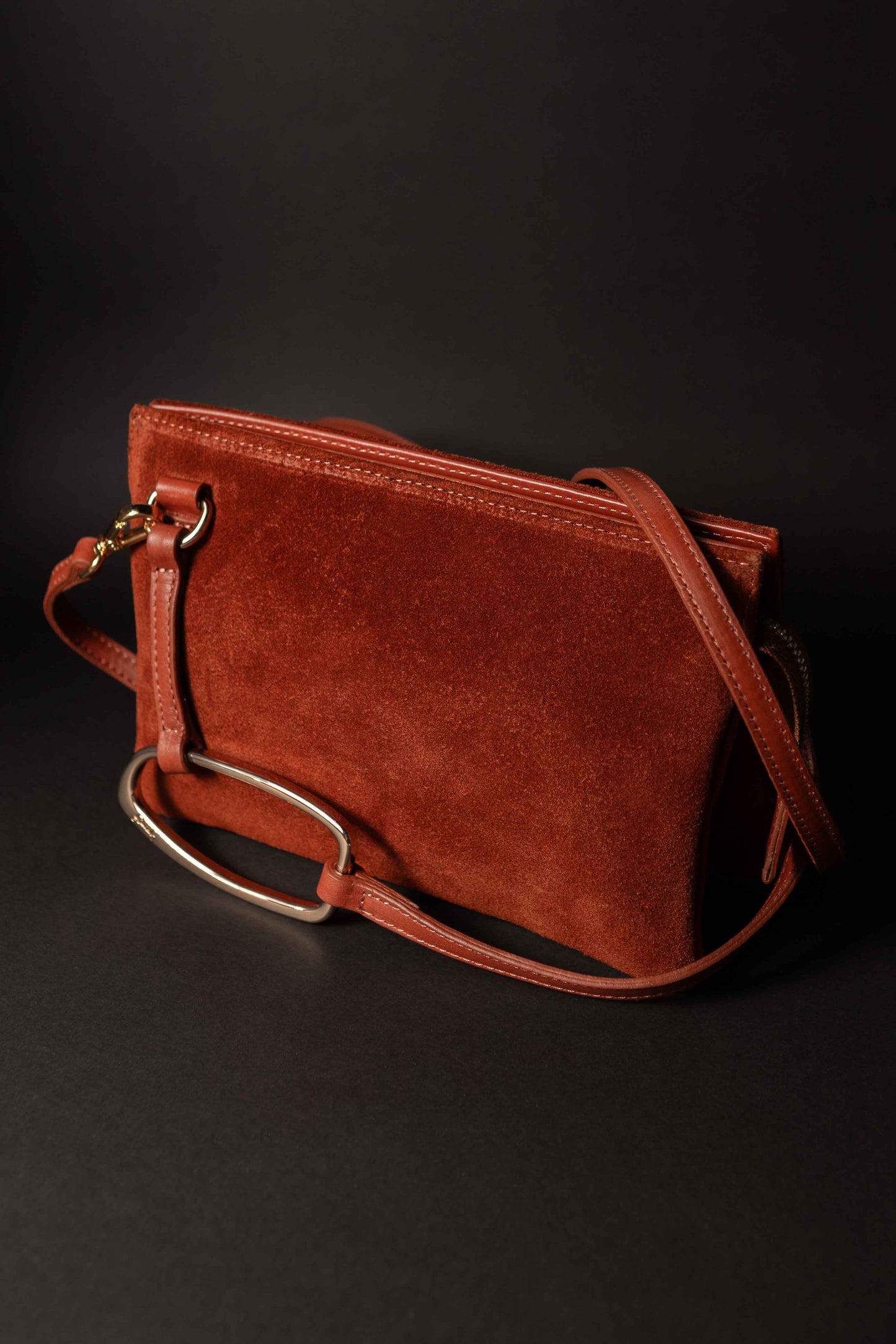 Bandolera 3024 Gamuza Marrón