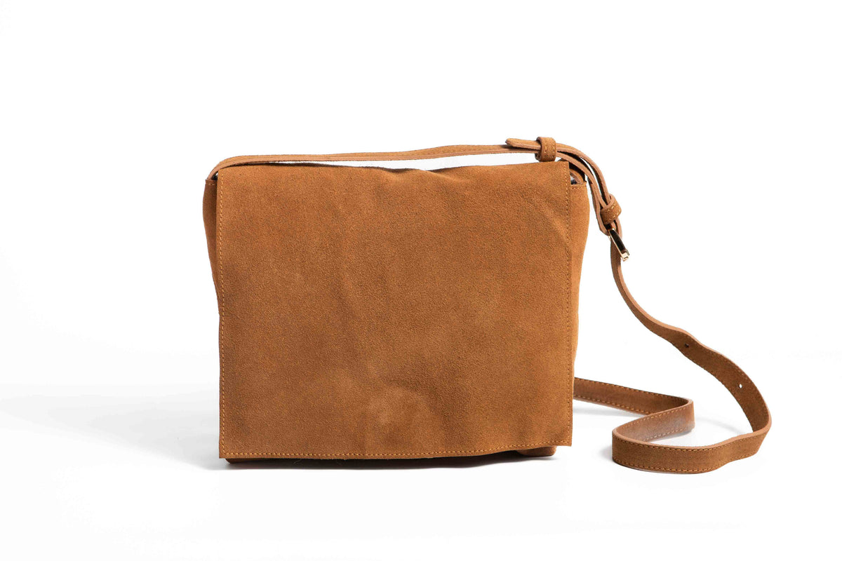 Cartera Malva Gamuza Camel