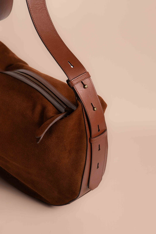 Cartera Ceibo Gamuza Habano