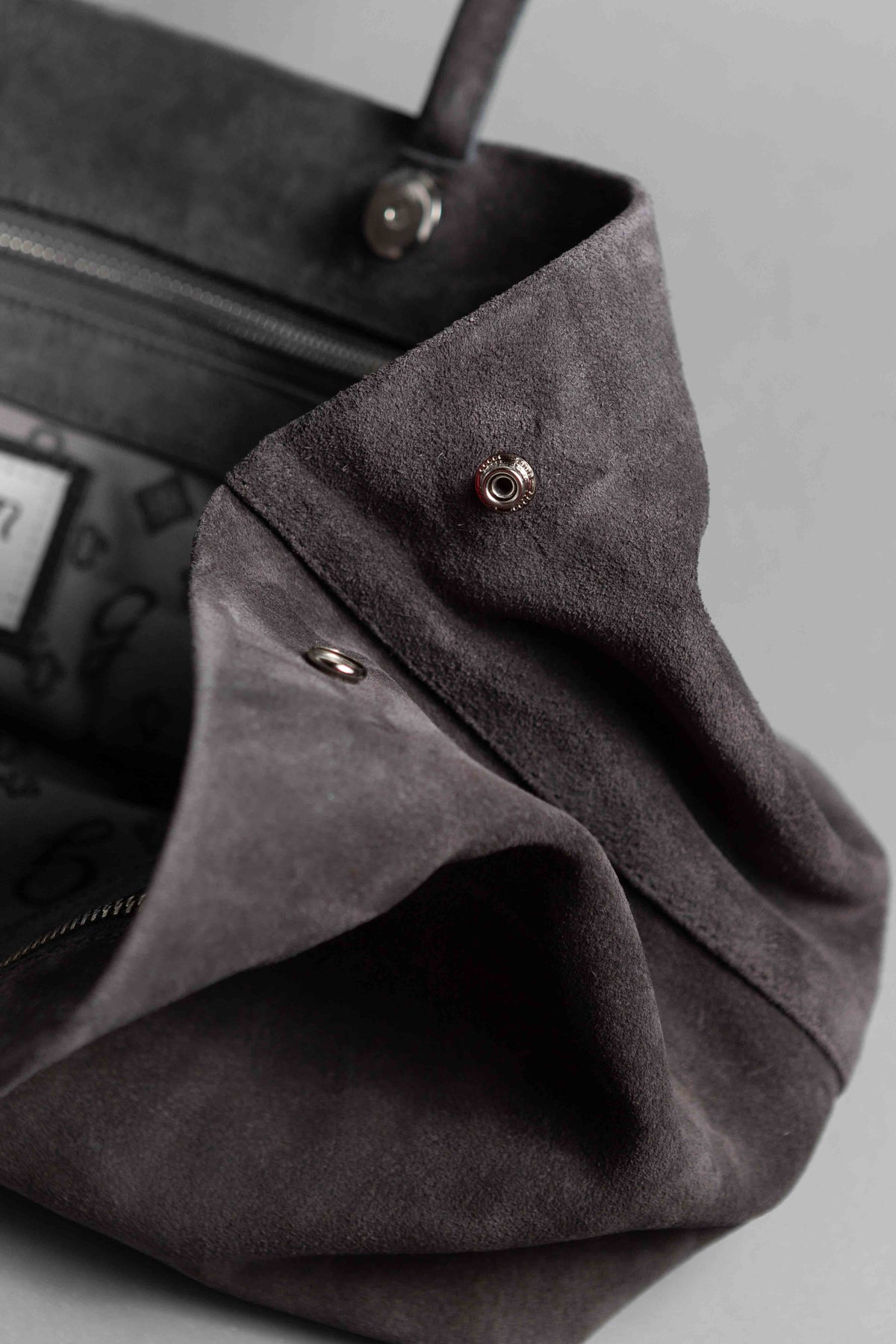 Cartera Matilde Gamuza Gris