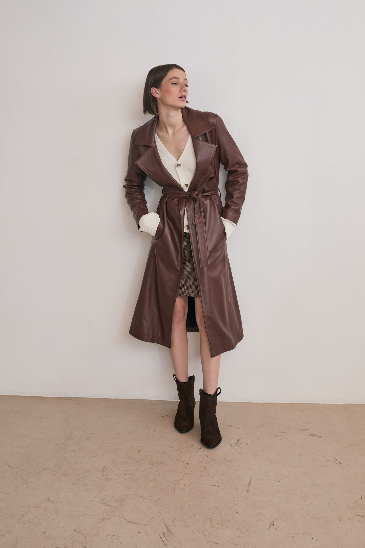Bota Vittoria Gamuza Chocolate
