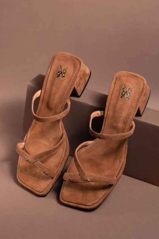 Sandalia Nimes Gamuza Coco