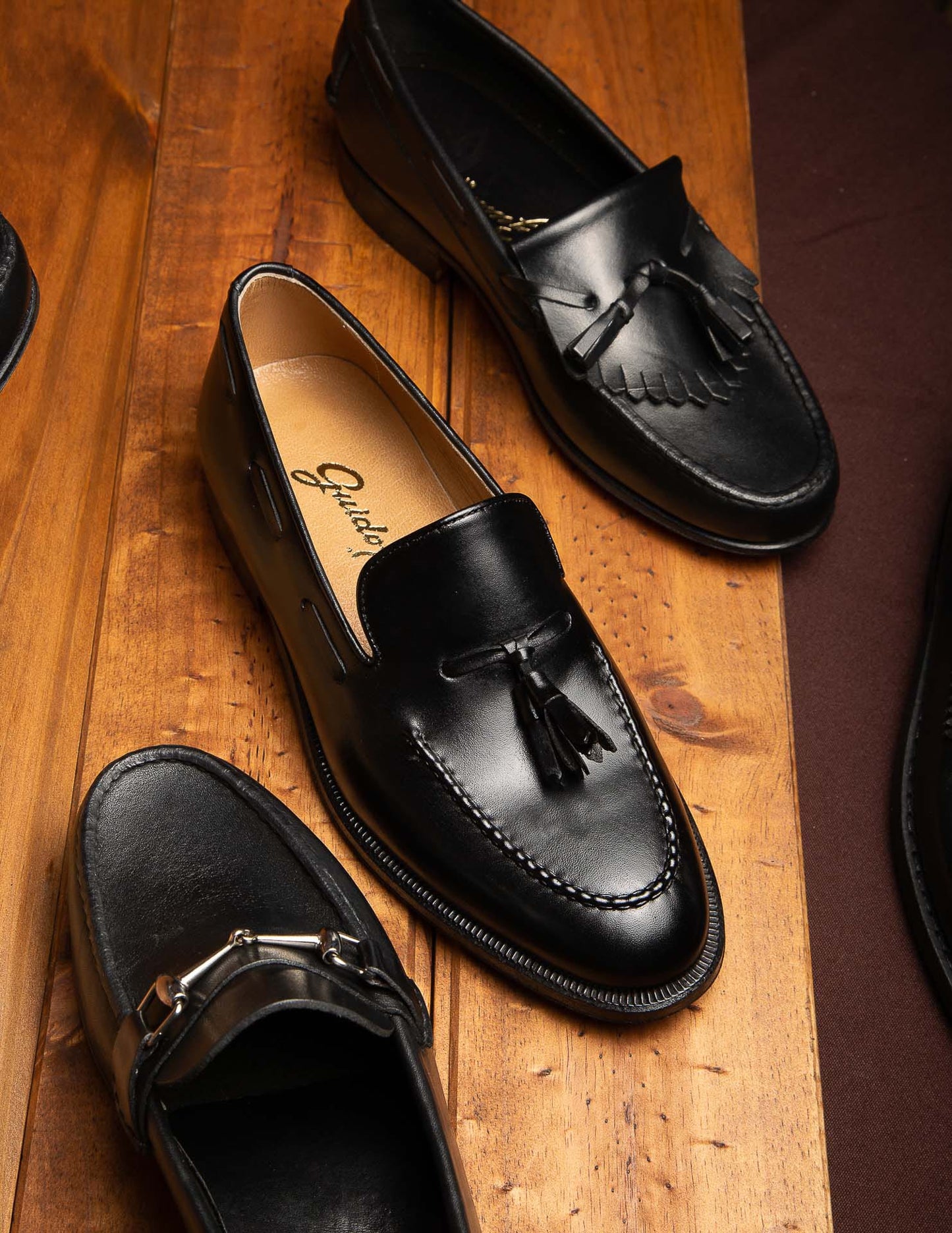 Zapato con Pompones 1212 Negro