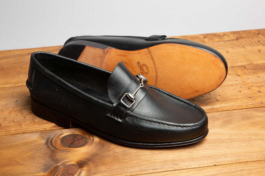 Mocasín Simple Suela 4224 con Herraje Negro