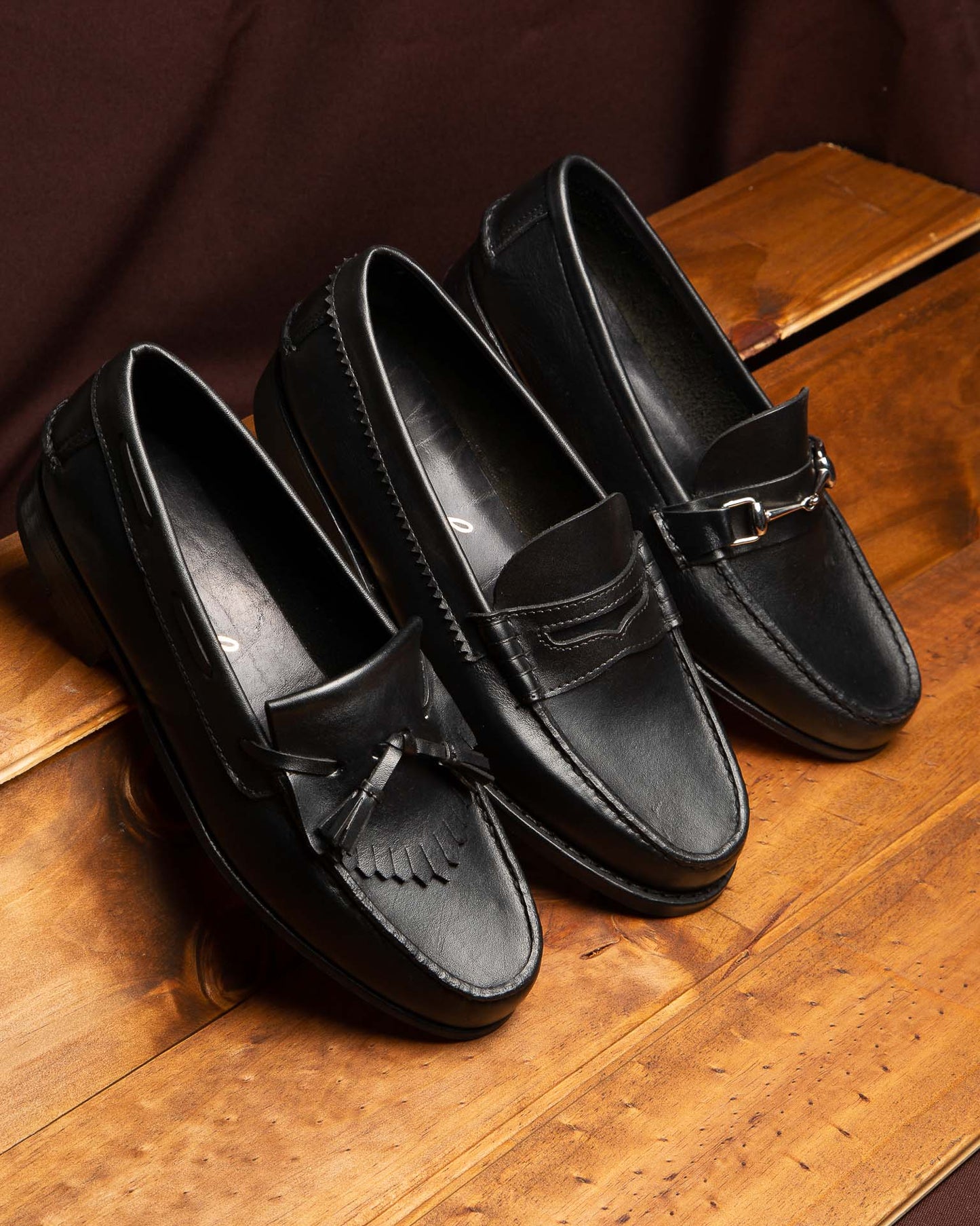Mocasín Simple Suela 4224 con Herraje Negro