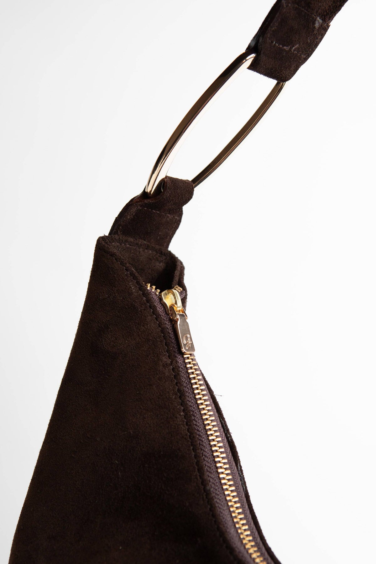 Cartera Federica Gamuza Marrón
