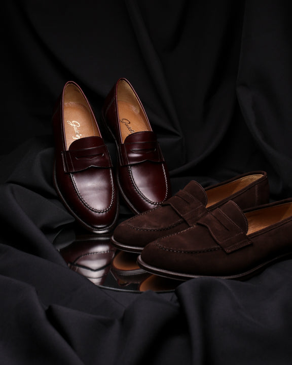 Zapato Social 1504 Gamuza Marrón