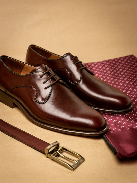 Zapato Social 1609 Burgundy