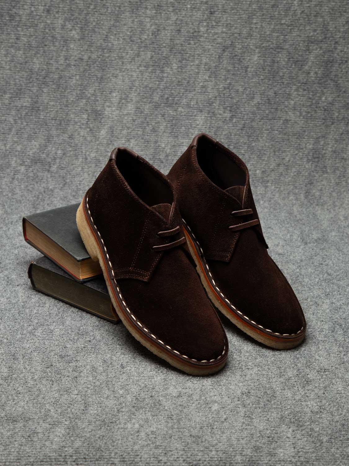 Bota 2777 Gamuza Chocolate - 6 1/2