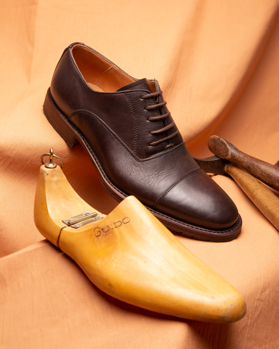 Zapato Social 3210 Rusticone Choco