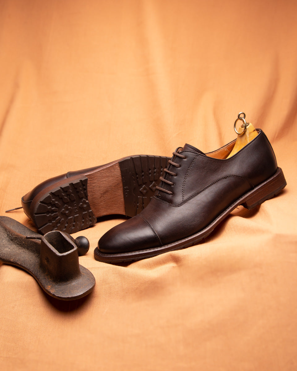 Zapato Social 3210 Rusticone Choco