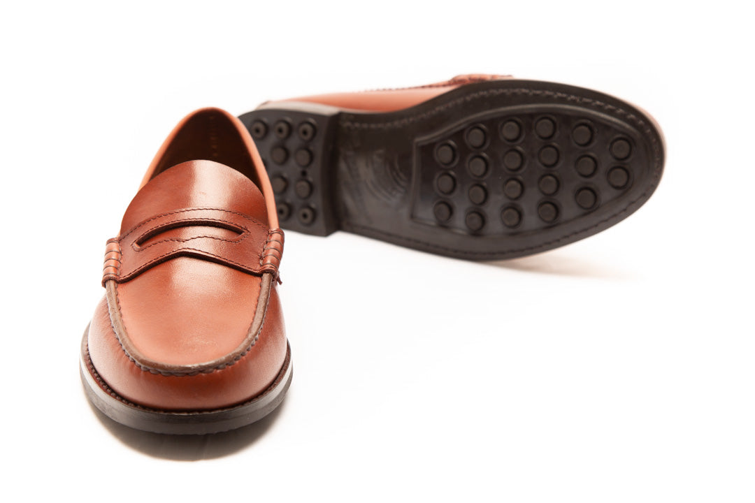 Mocasín Doble Suela de Goma 4779 - Marrón