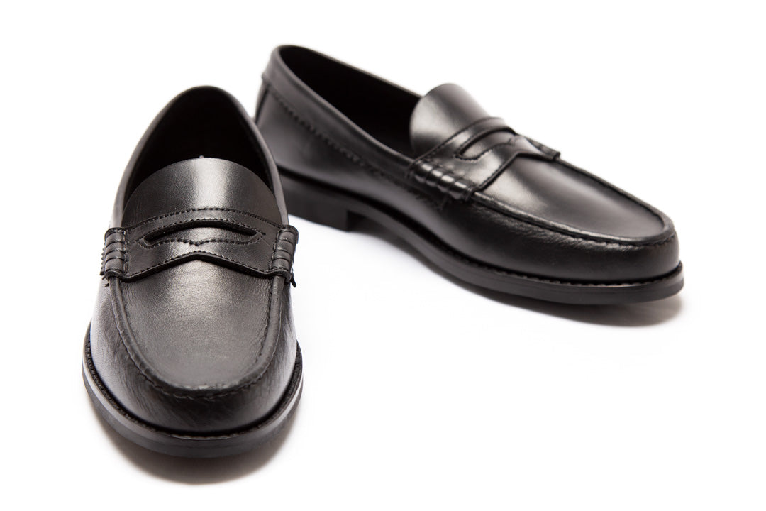 Mocasín Doble Suela de Goma 4779 - Negro