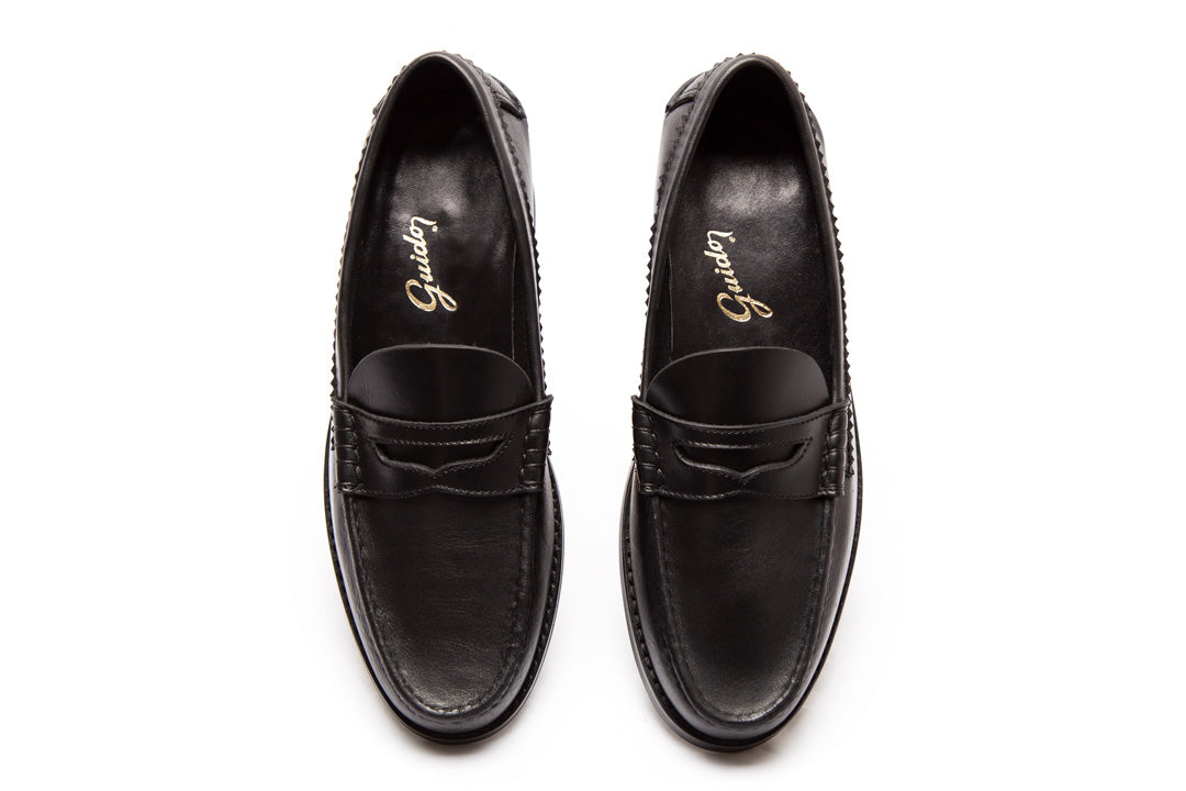 Mocasín Doble Suela de Goma 4779 - Negro