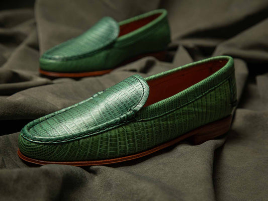 Par único - Mocasin croco Verde - 41
