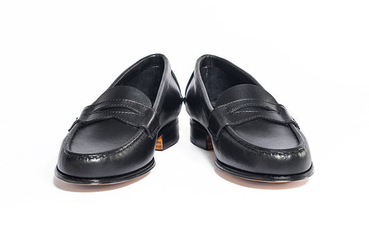 Mocasin clásico dama negro