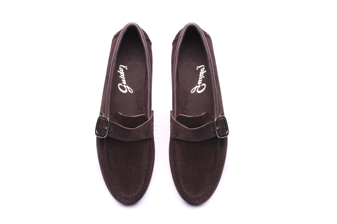 mocasín 5320 Dama Gamuza Marron - 35