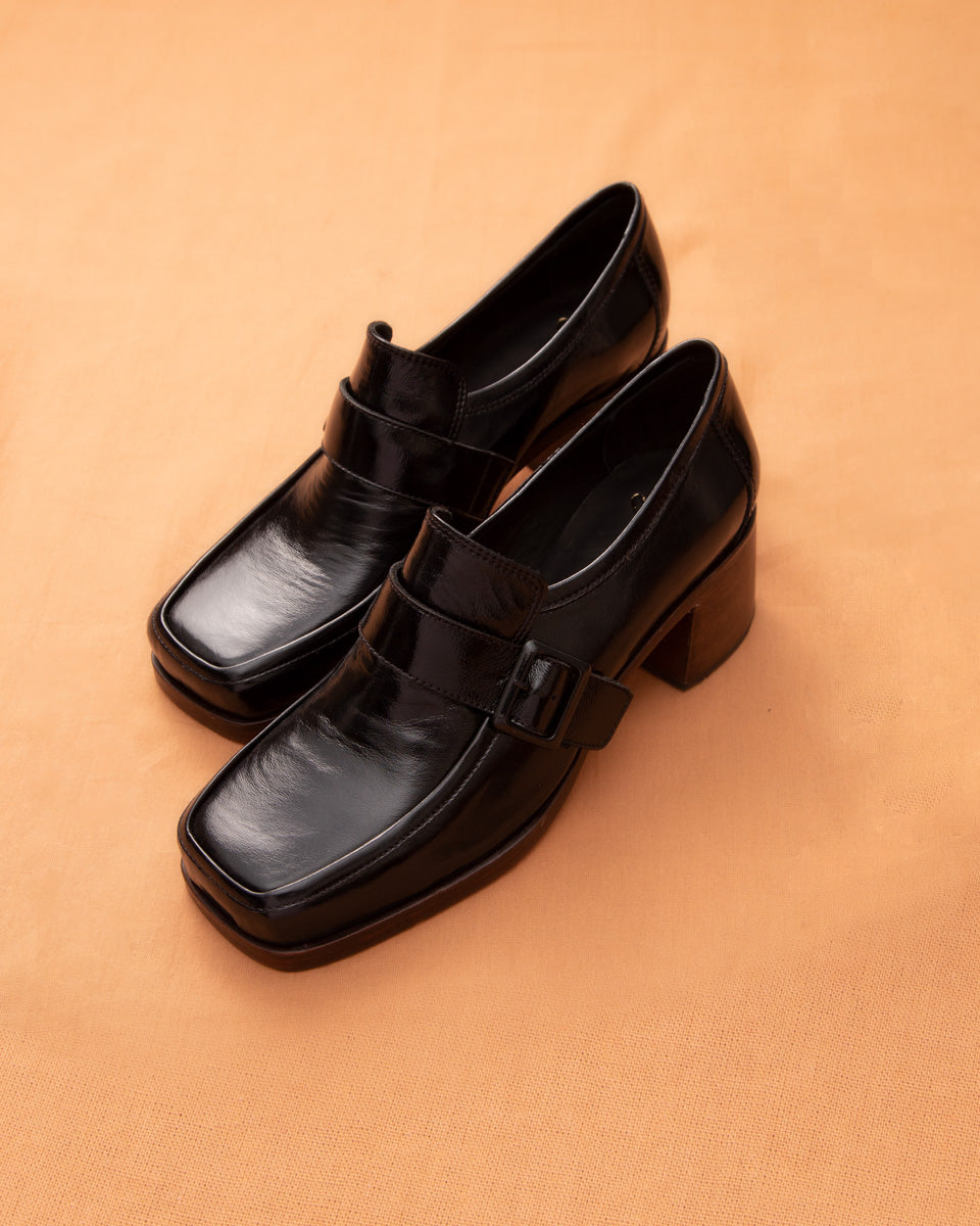 Mocasín Taco Frida 7456 Negro