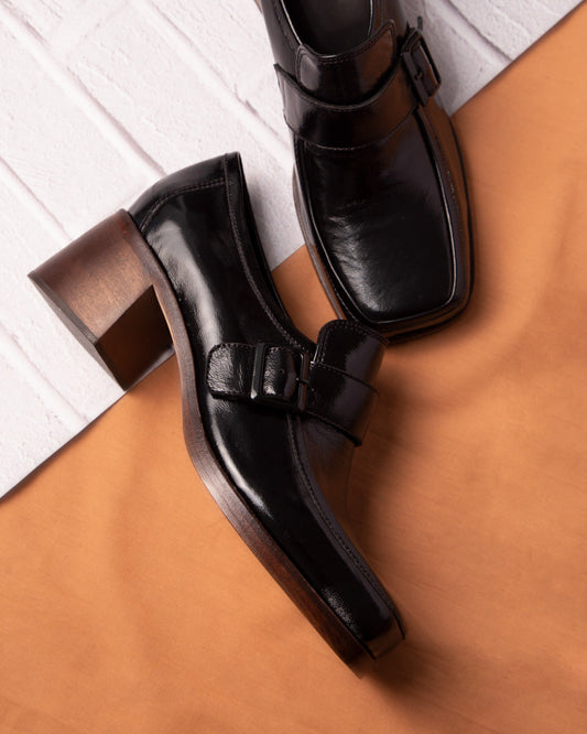 Mocasín Taco Frida 7456 Negro