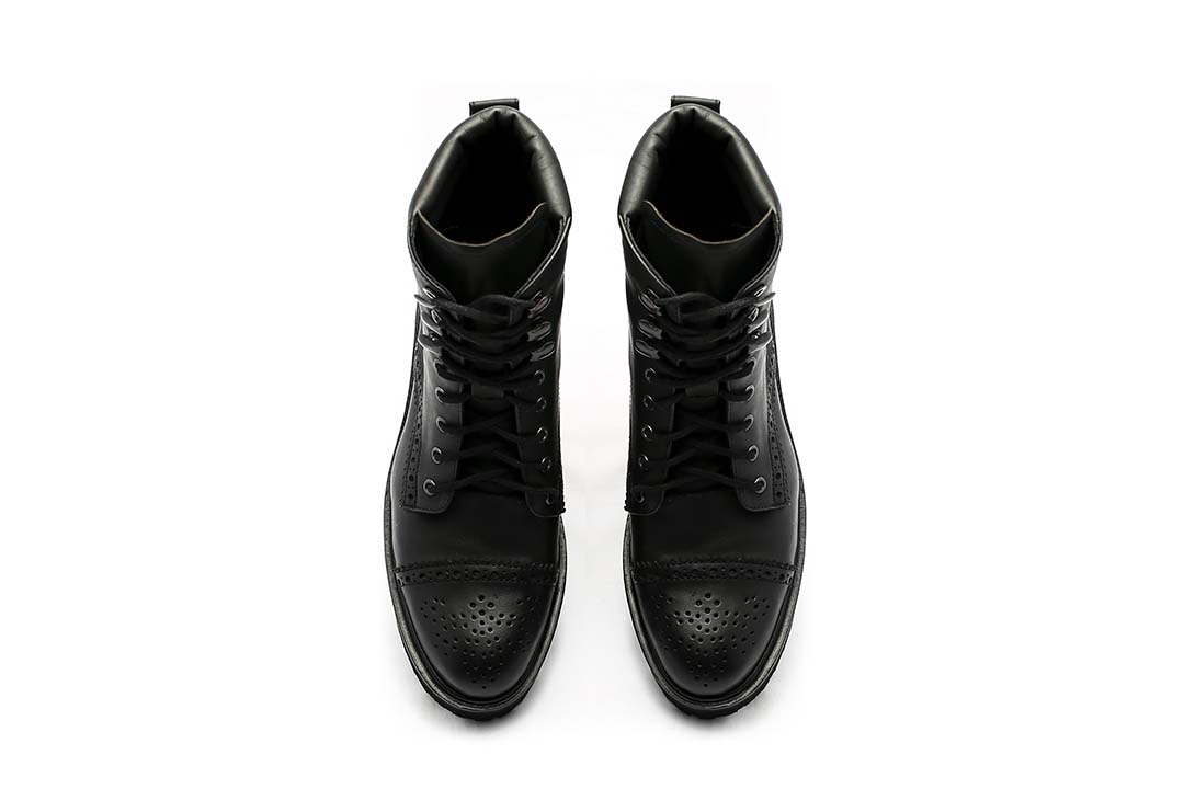 Bota Flor de Lis Negro
