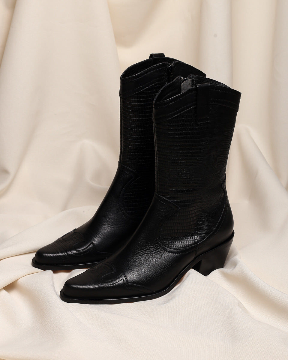 Bota Texana Toscana Negro