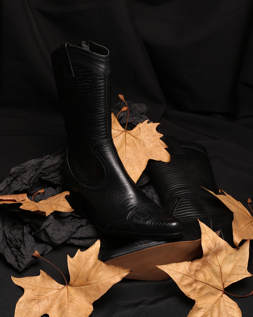 Bota Texana Toscana Negro