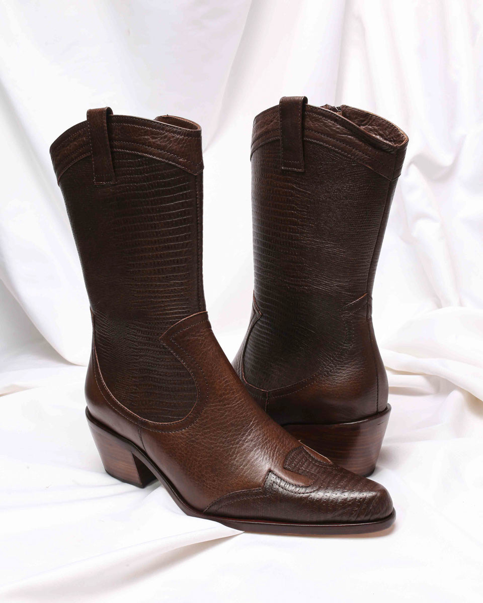 Bota Texana Toscana CR Marrón