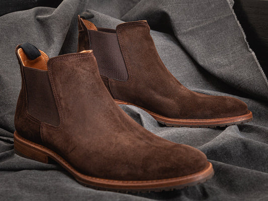 Bota B12 Gamuza Choco - 8 1/2