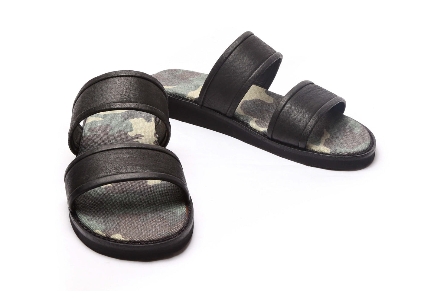 Sandalia Camo Negra