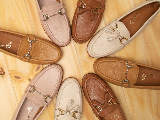 Mocasín 5319 Marfil con Flecos & Estribo