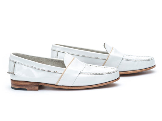 Mocasin Vincha Lisa Blanco