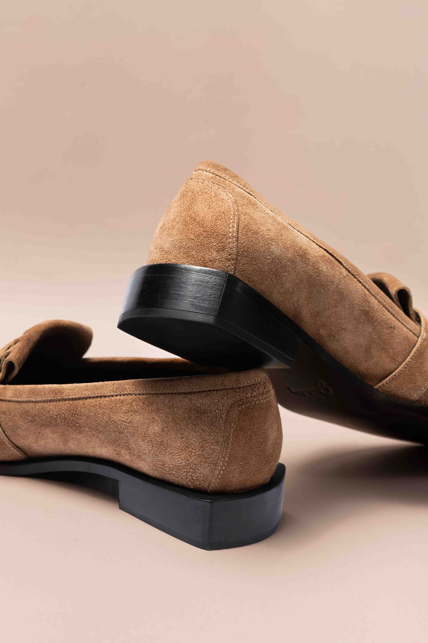 Mocasín Fleco Gamuza Coco